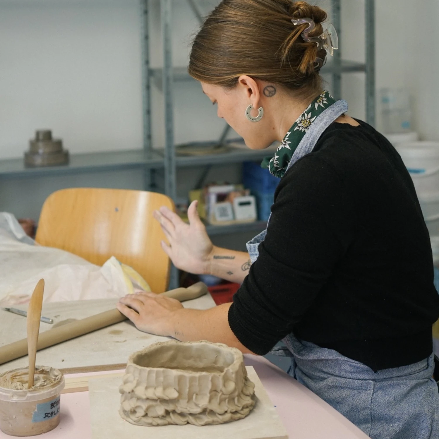 The members' workspace at Lüt Studio