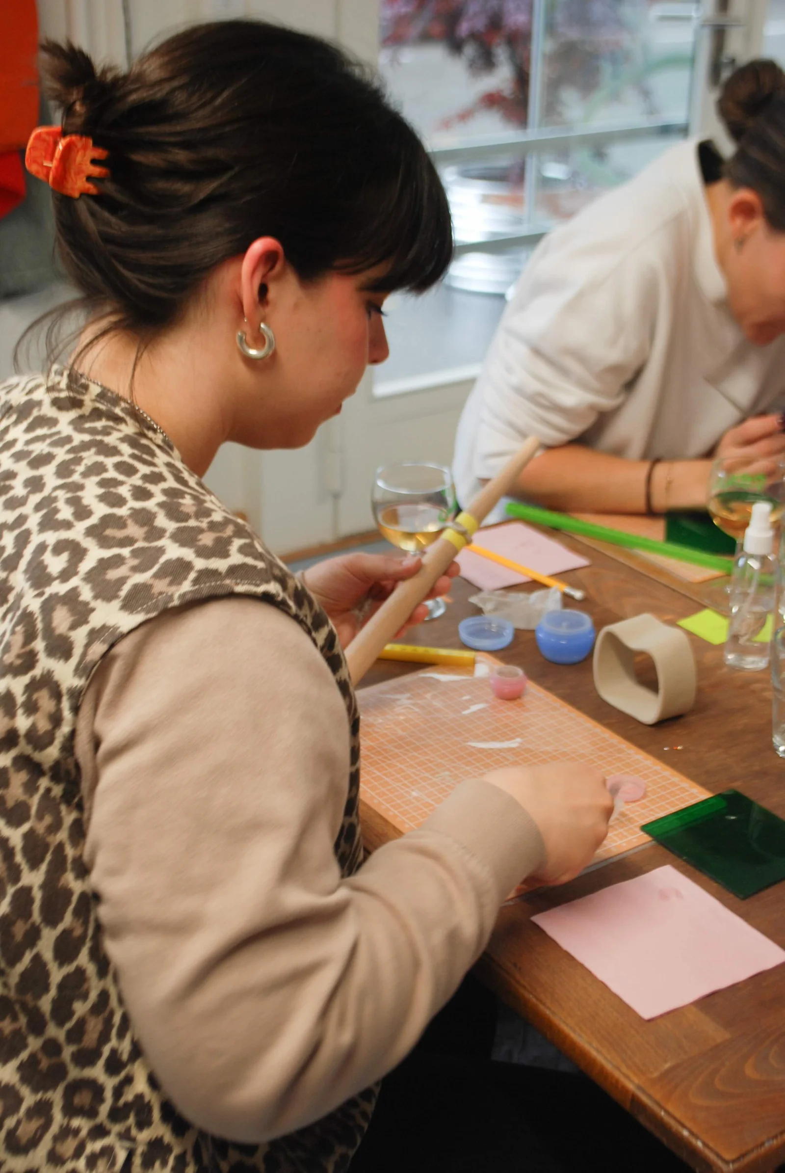 A private group ceramics event at the studio